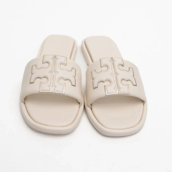 Tory Burch • Double-T Nappa Leather Slide